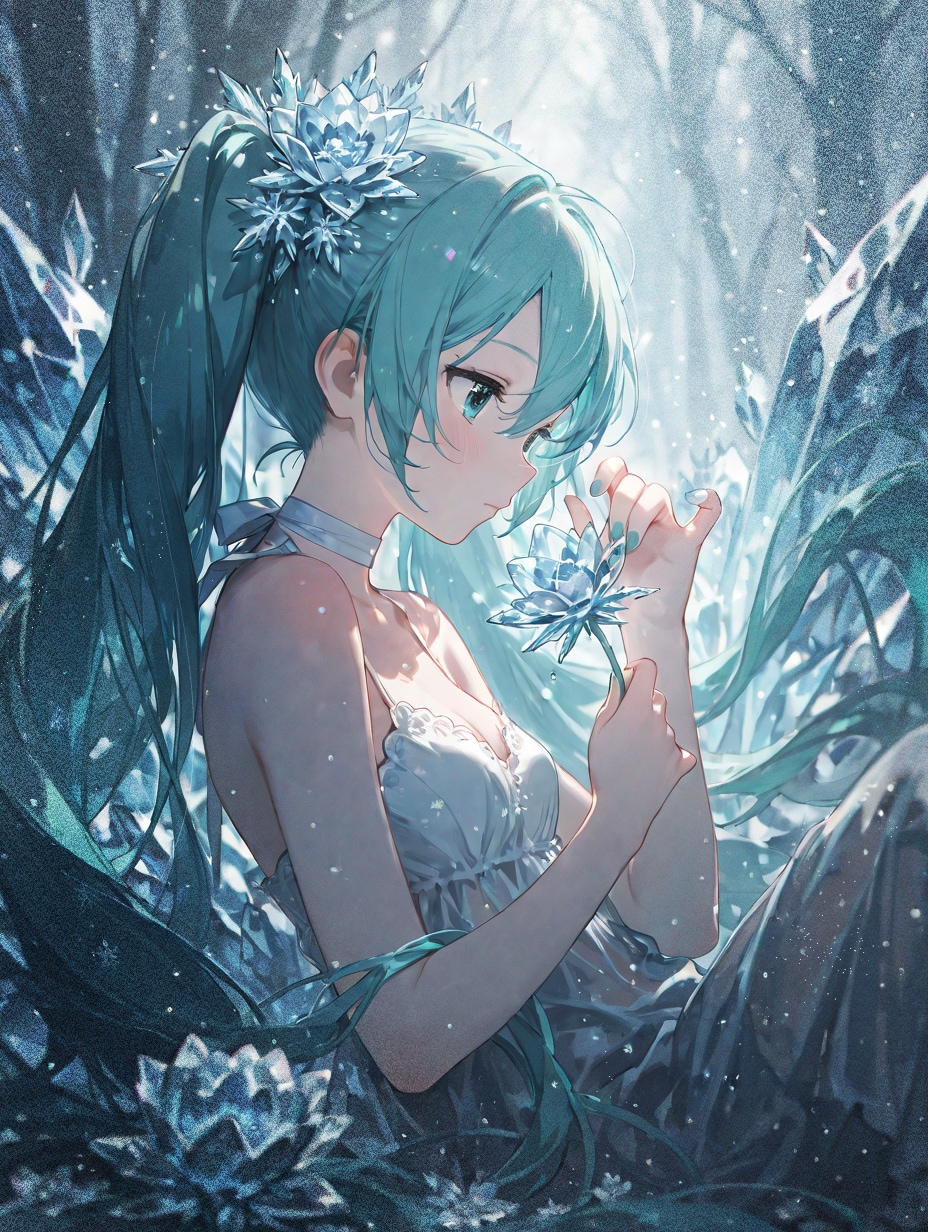 氷の花 | の人気AIイラスト・グラビア