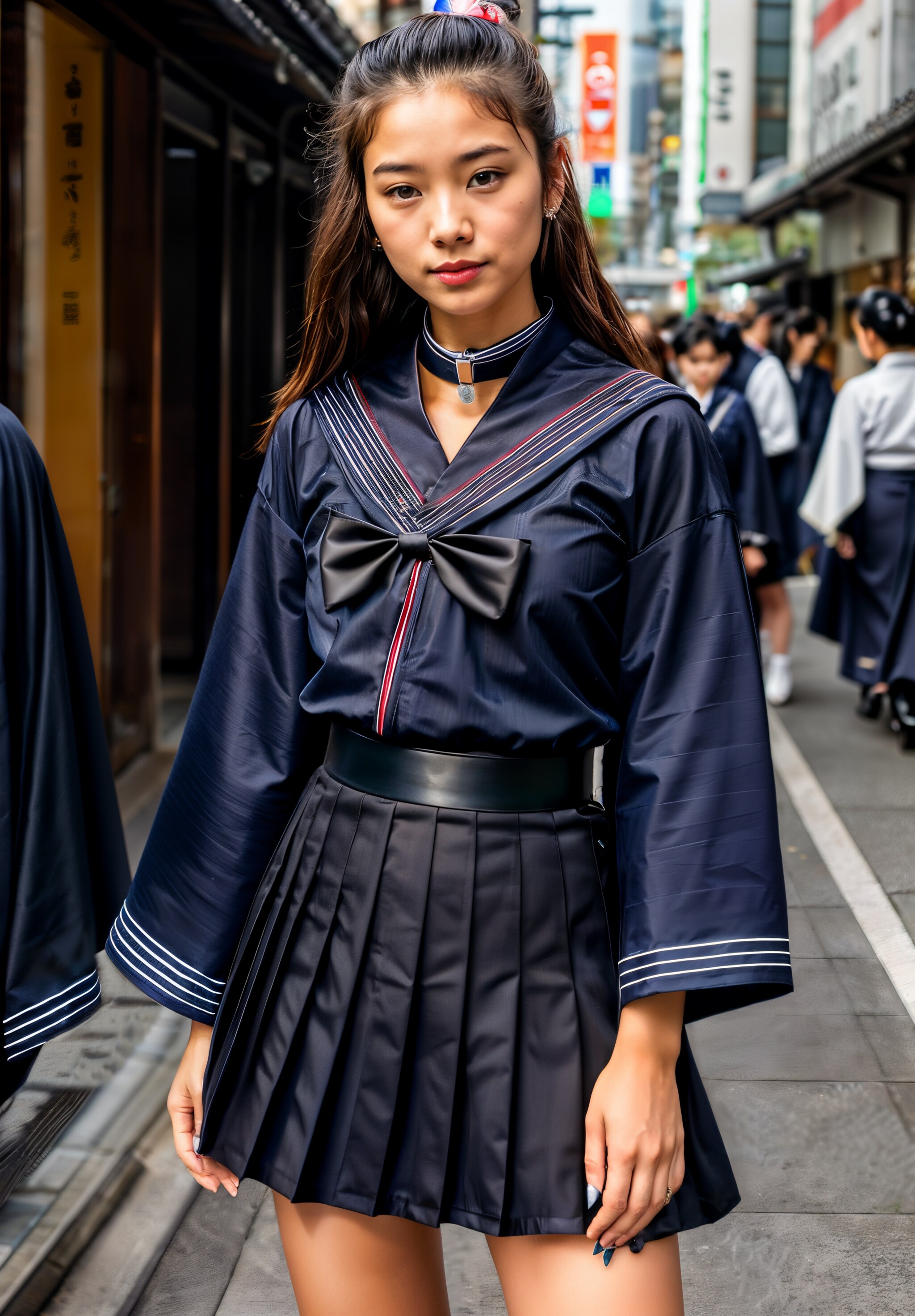 着物から進化したセーラー服