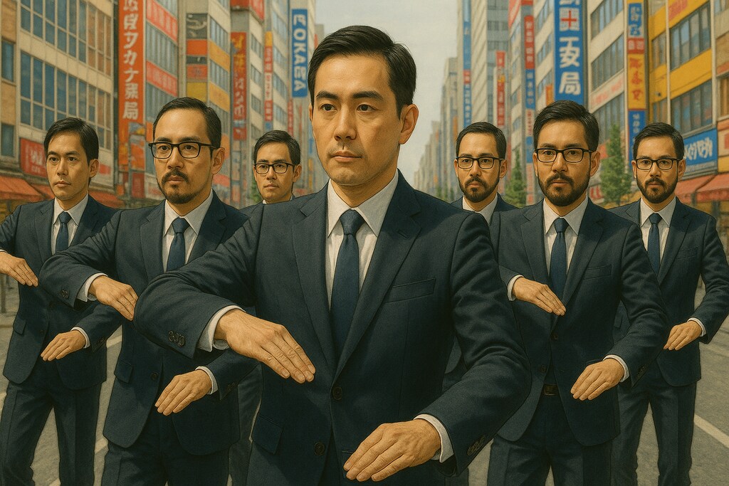 WORLD ORDER風ロボットダンス