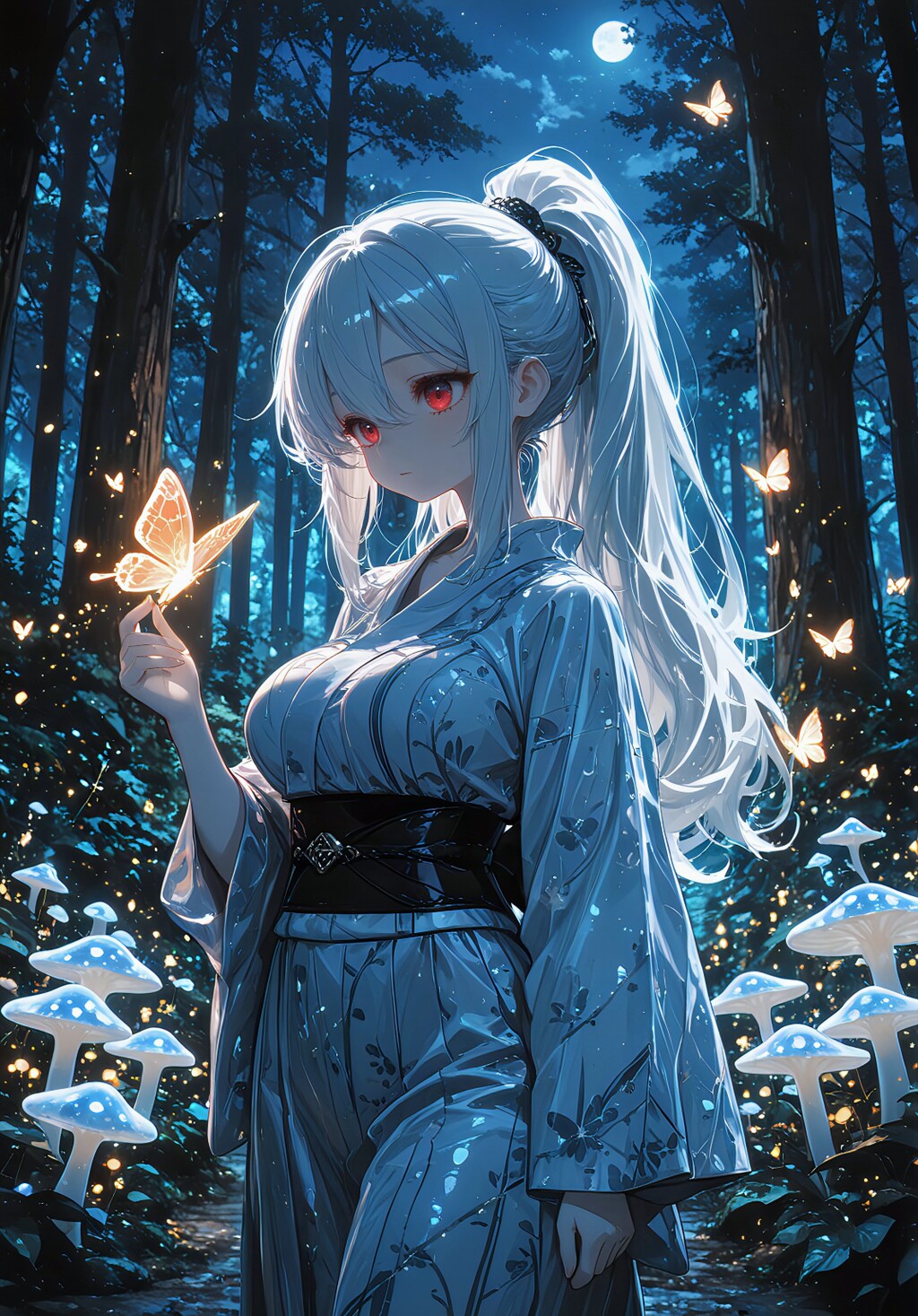 月光蝶の森にて