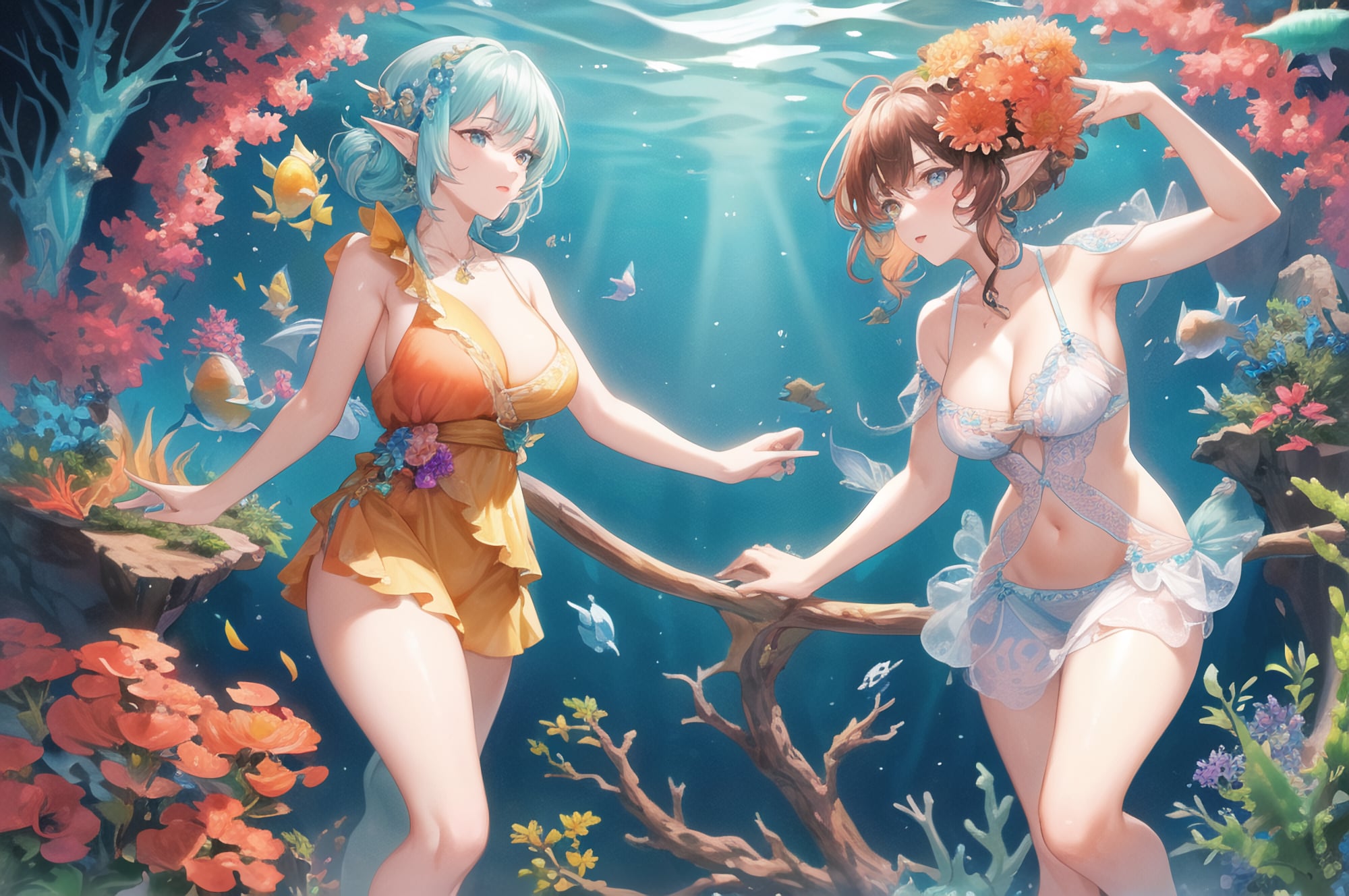 水中エルフさん