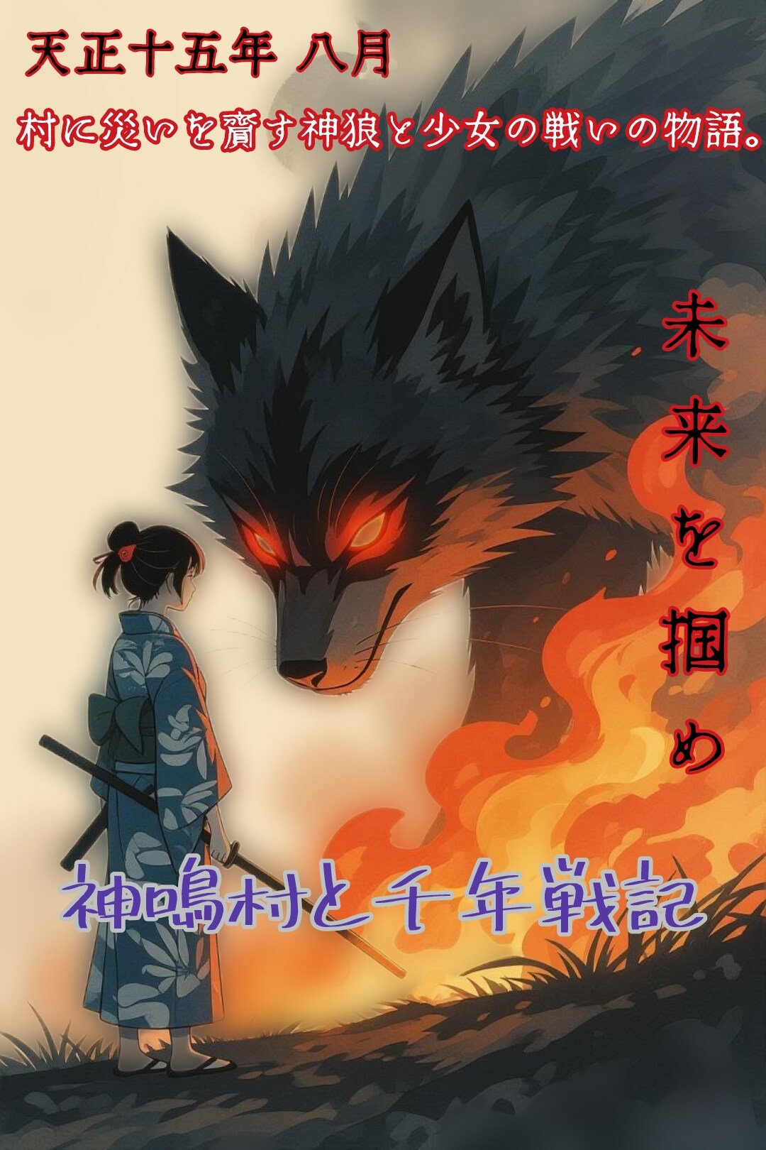 【映画ポスター風】神鳴村と千年戦記 | の人気AIイラスト・グラビア