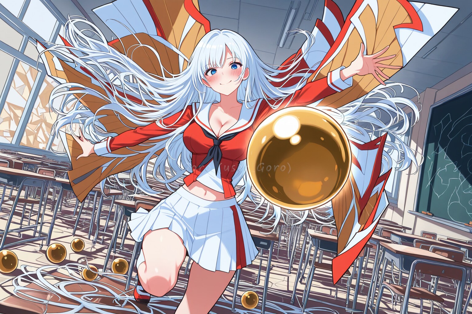 ボール投げするキュビズムな昼休み | の人気AIイラスト・グラビア