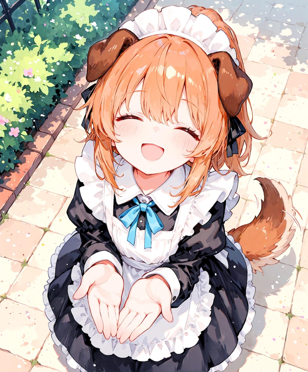 いぬみみメイド少女