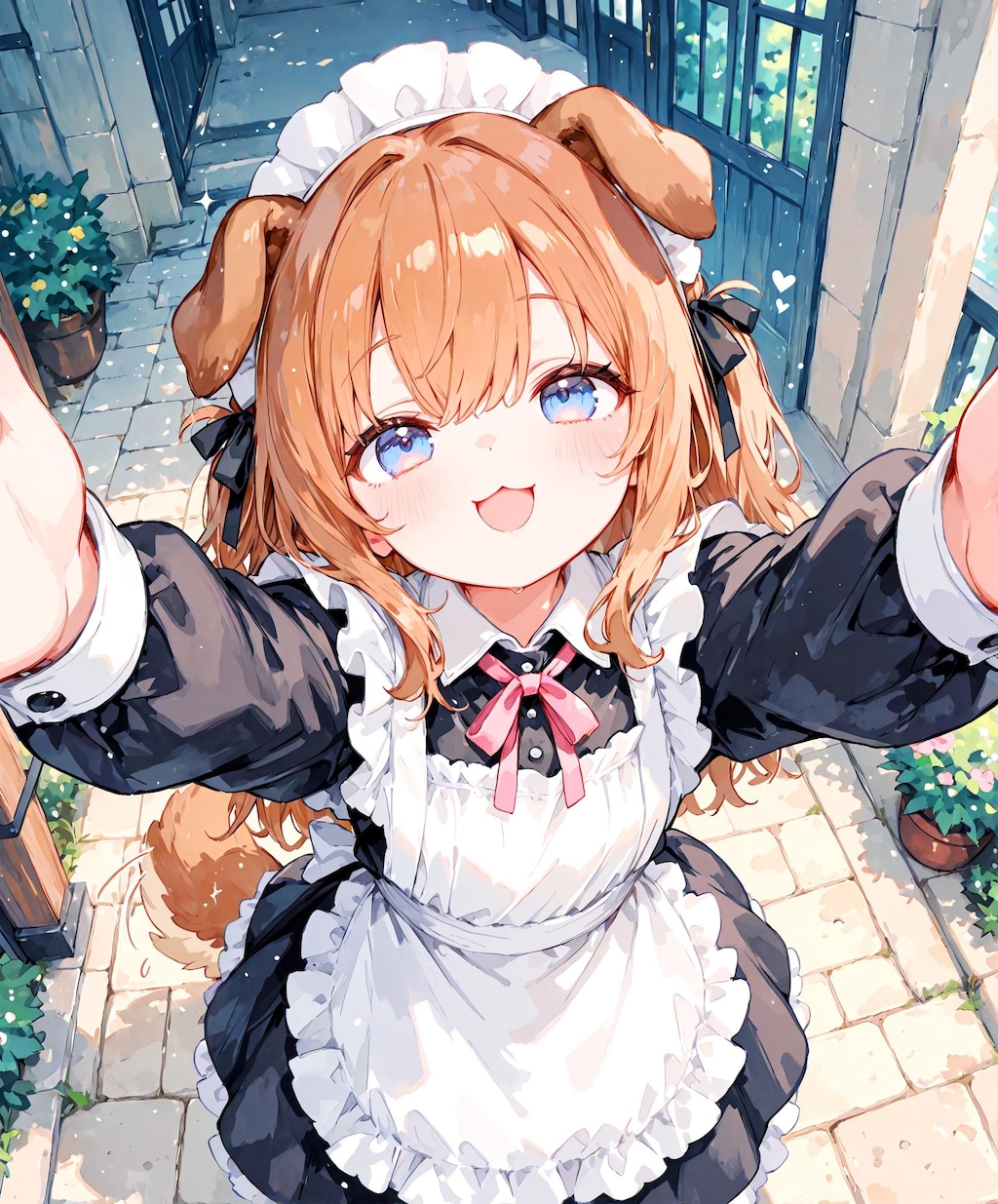 いぬみみメイド少女