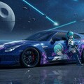 初音ミクとスターウォーズGT-R 4枚目