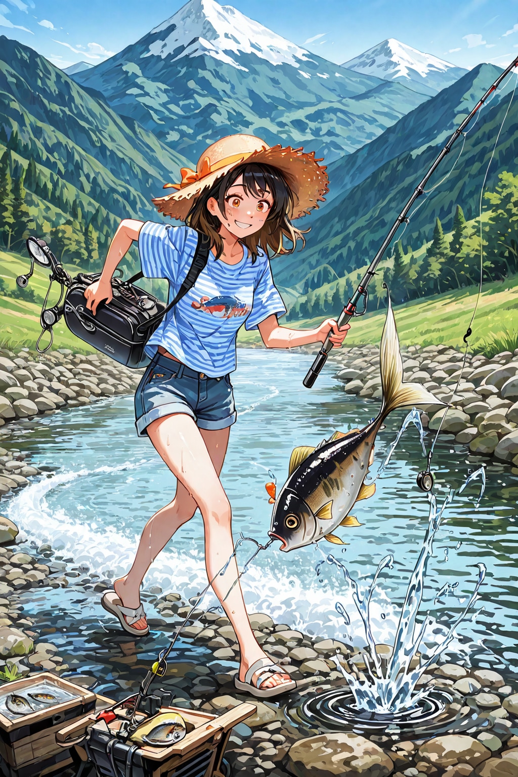 変になったがBONSAI釣りガール🎣
