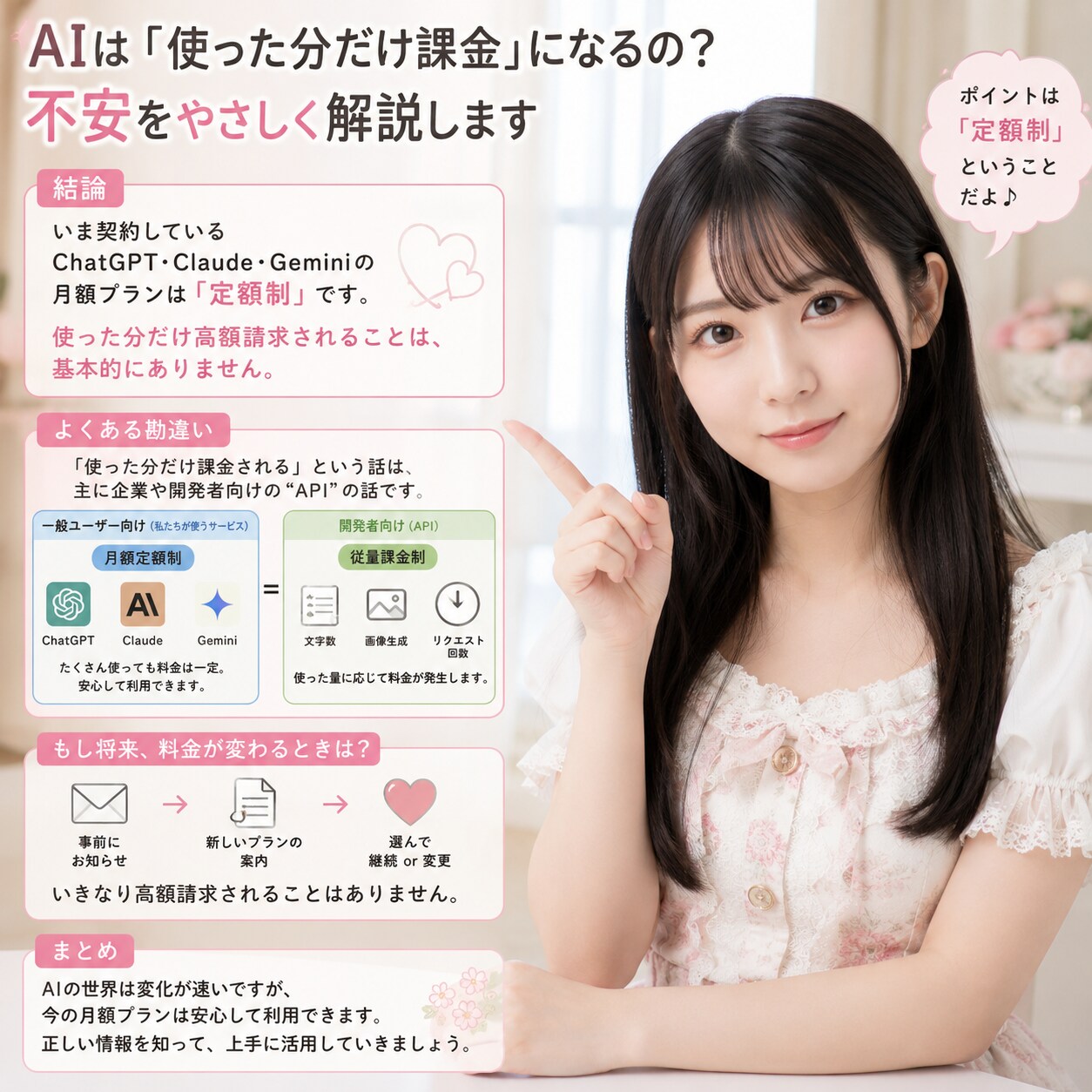 ＡＩ料金不安解消図解