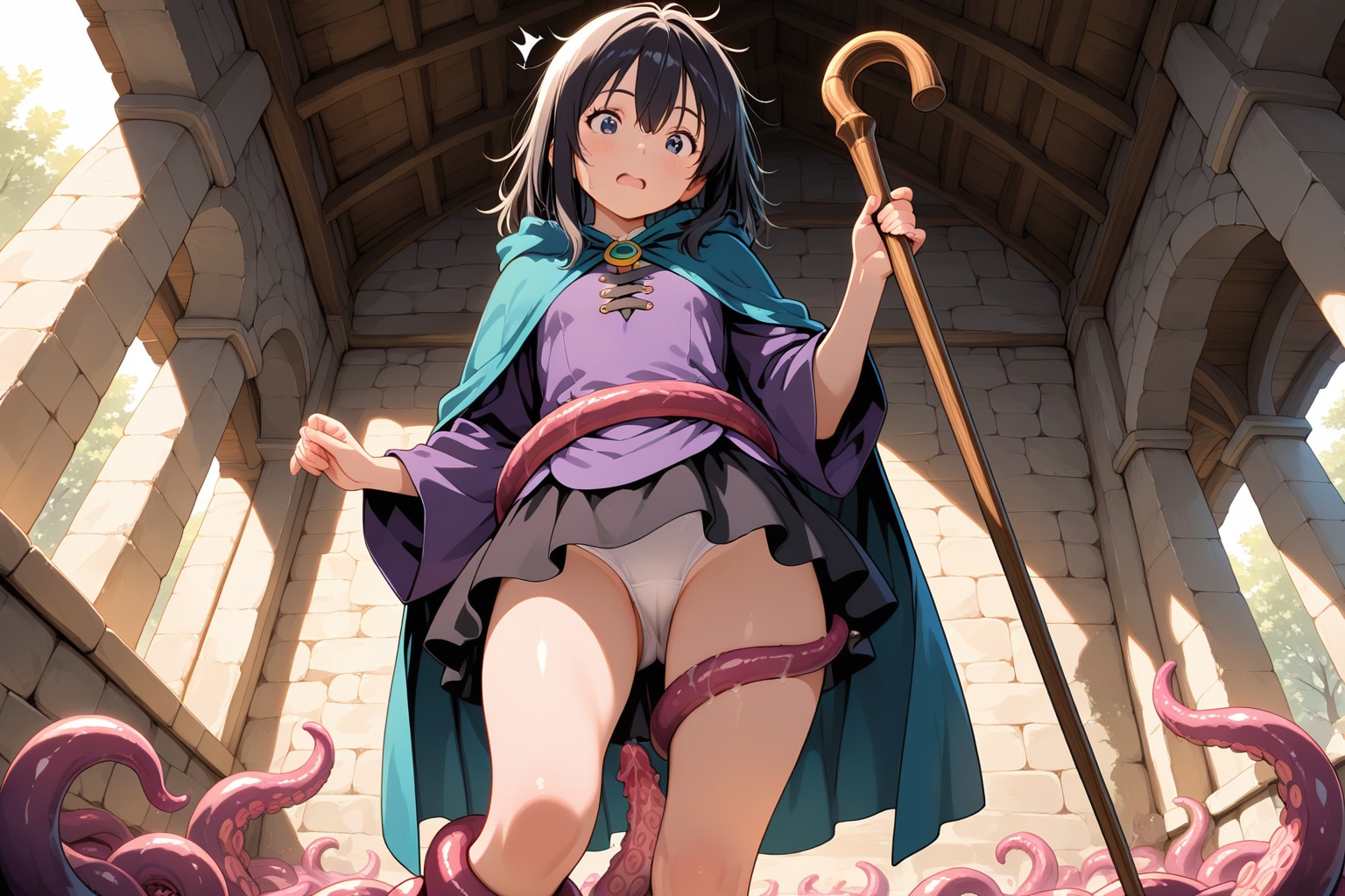 魔法使いと触手ちゃん