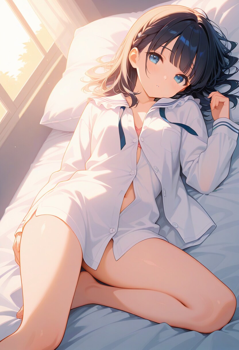 On the bed(制服少女)(R-15)