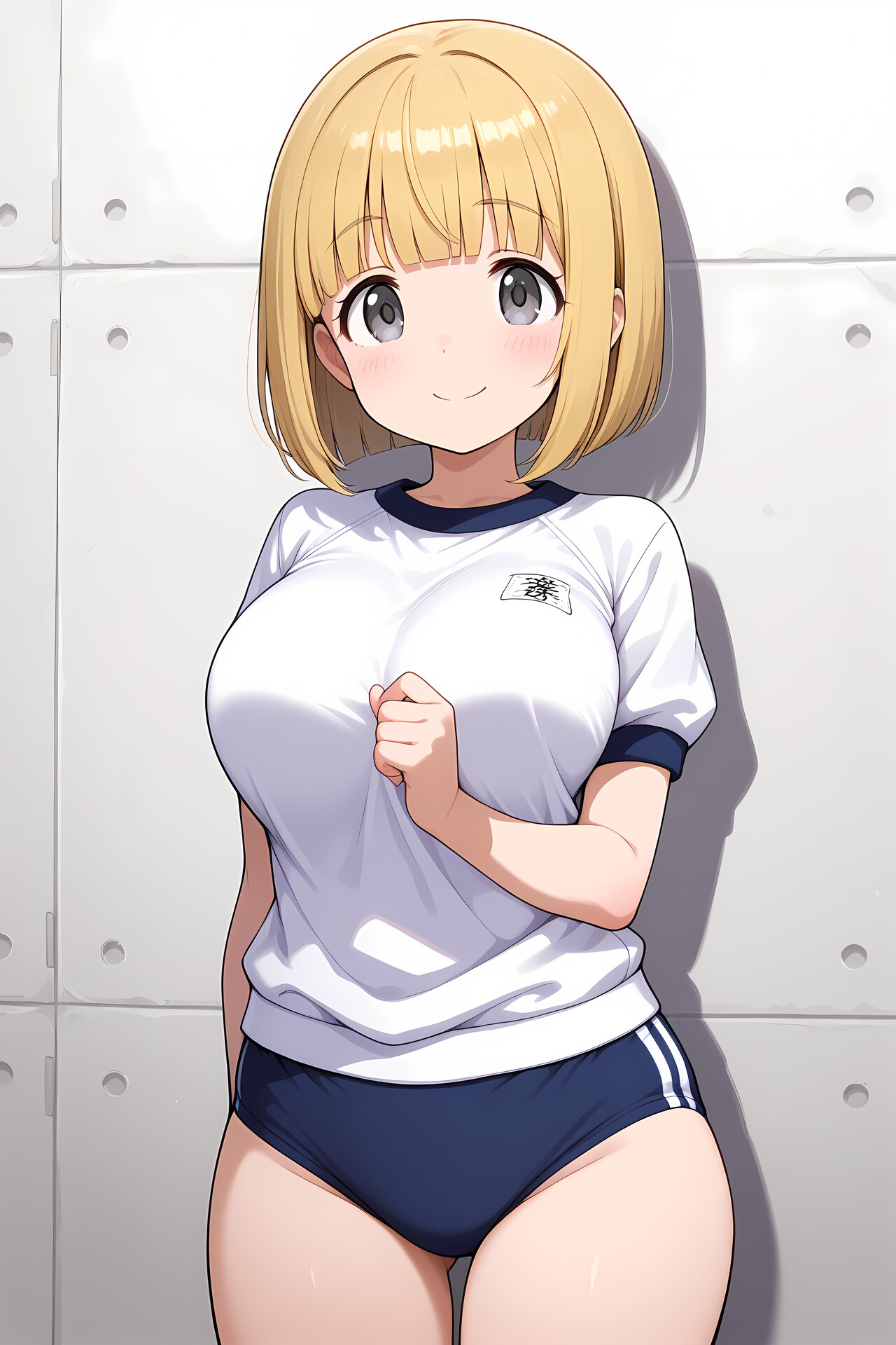 特に理由もなくブルマ姿にさせられる綾ちゃん