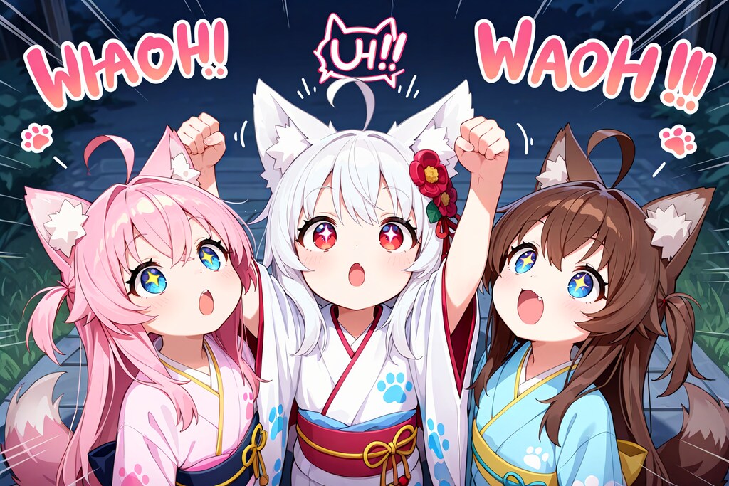 cyan motoさんのところの御神体様とわふー！！