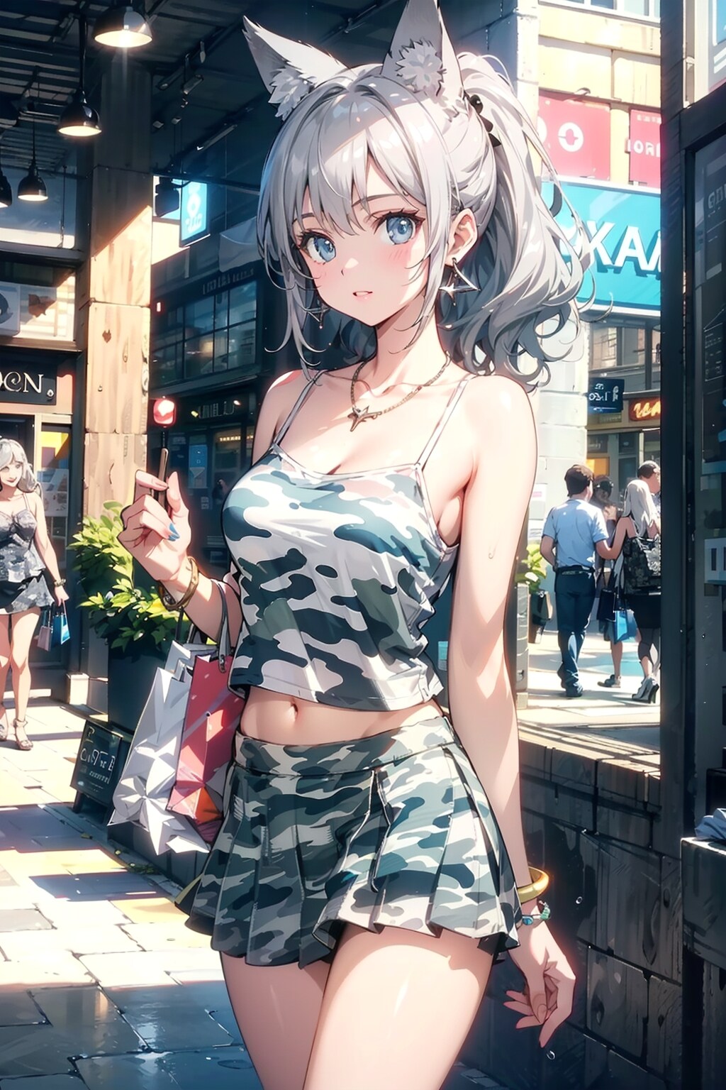 今日は街でお買い物🛍🐺