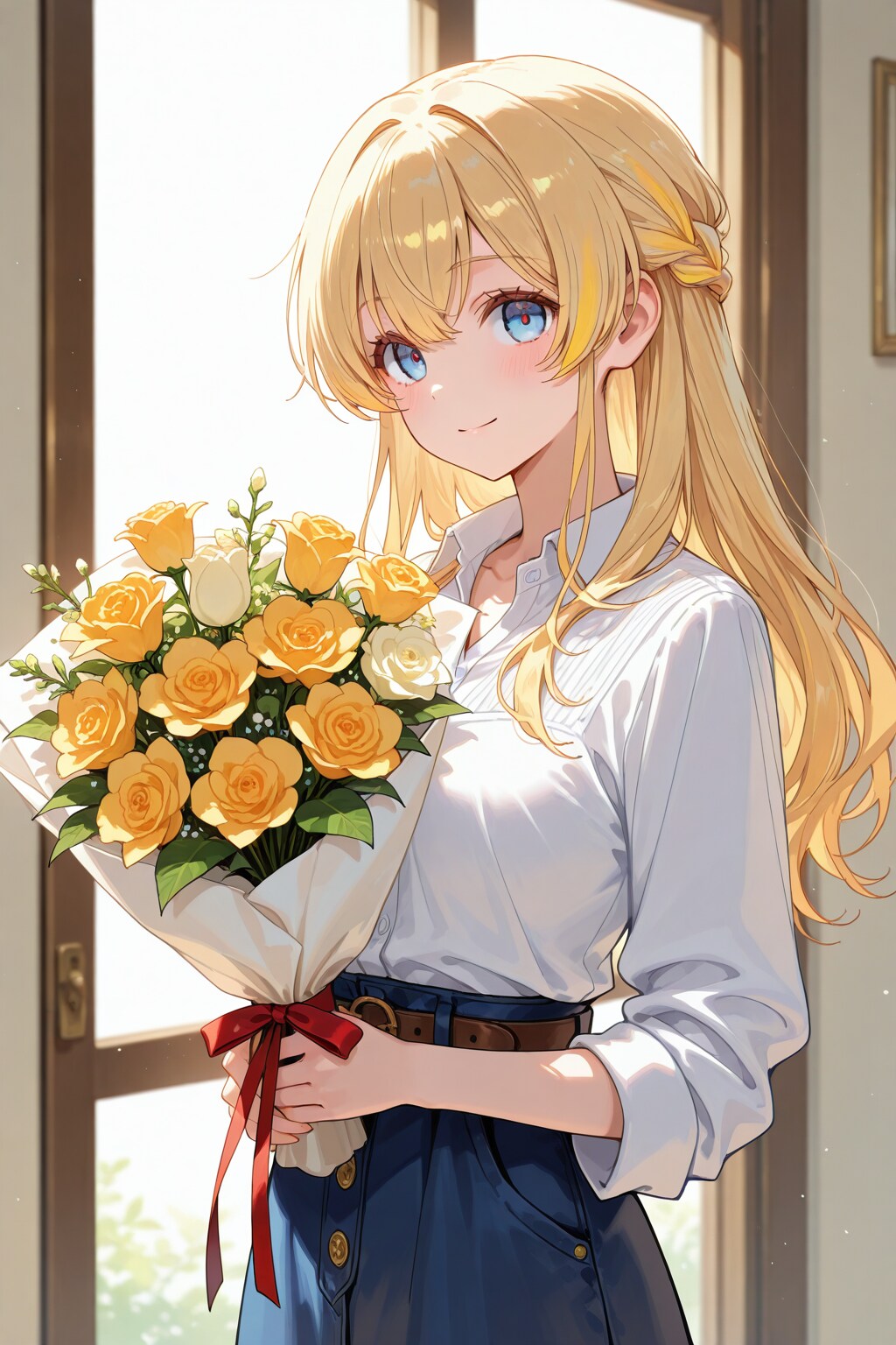 花束を持った一行生成 | の人気AIイラスト・グラビア
