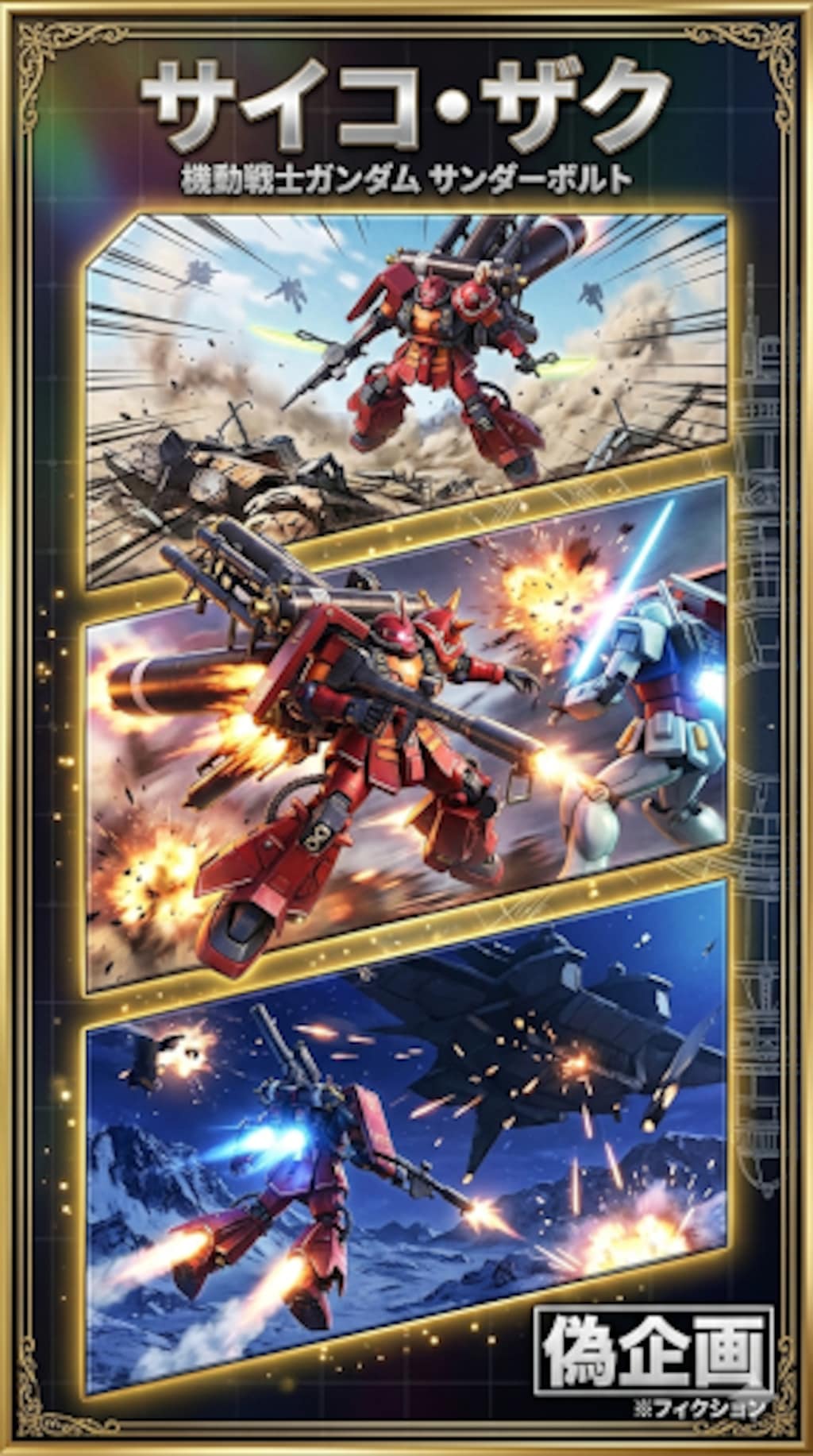 ザクの日　機動戦士ガンダムサンダーボルト　サイコ・ザク