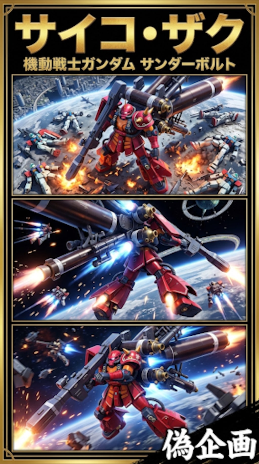 ザクの日　機動戦士ガンダムサンダーボルト　サイコ・ザク