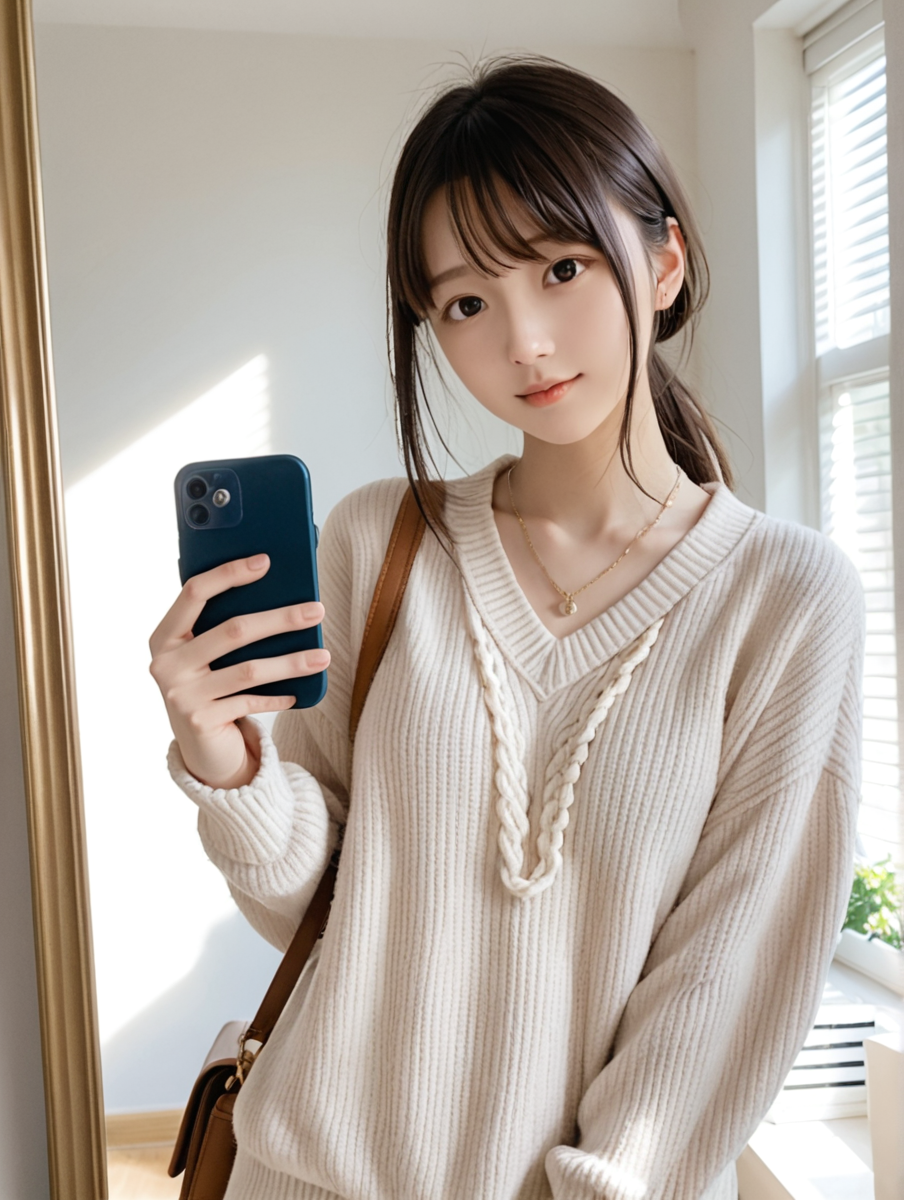 清楚でかわいいこ　着用４　スマホ