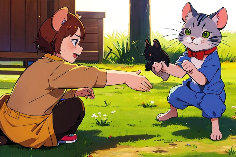 ねことねずみ