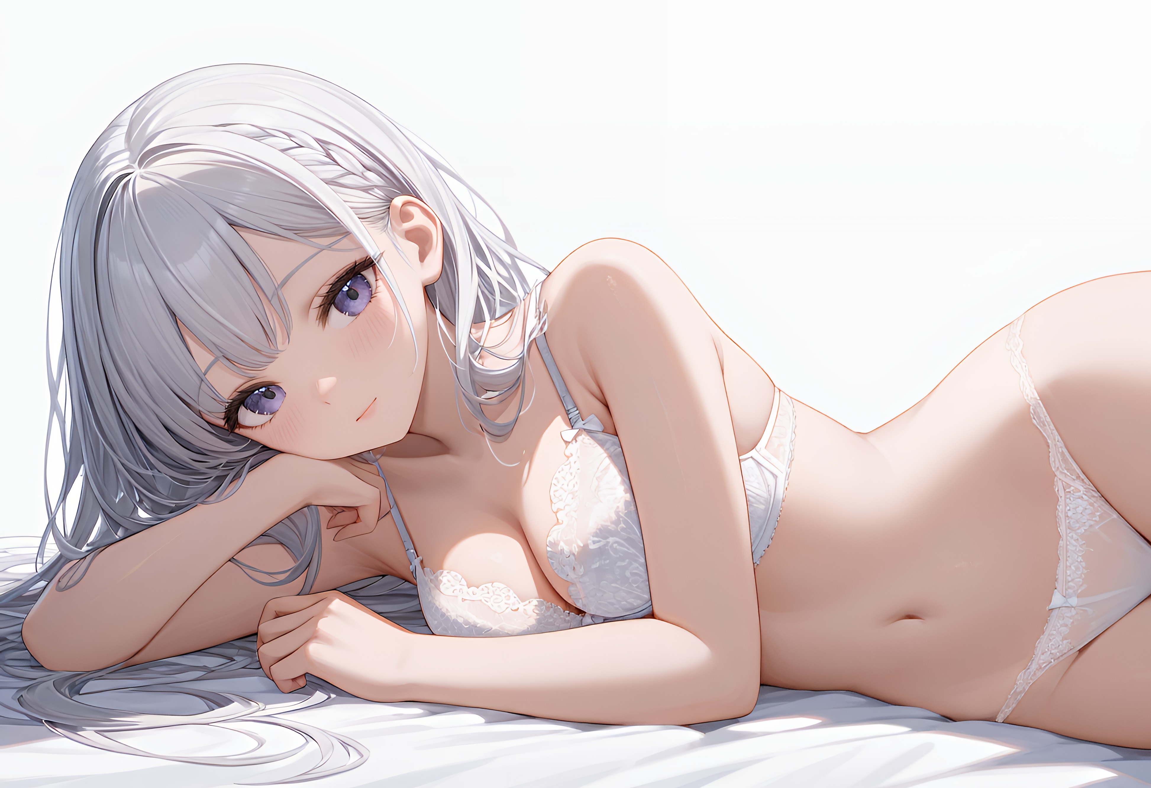 銀に白