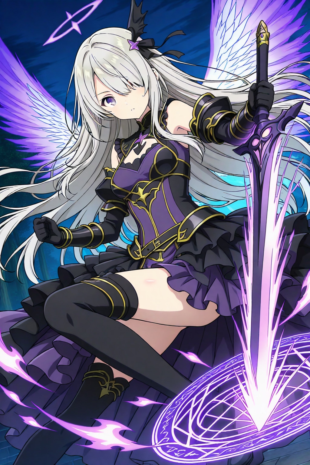 早く目覚めた朝に堕天使さん