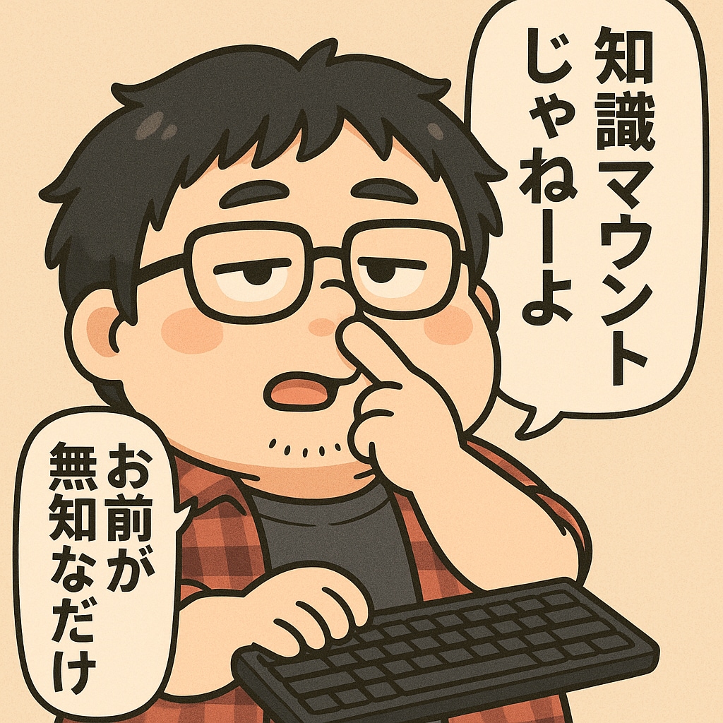 知識マウントじゃねーよ