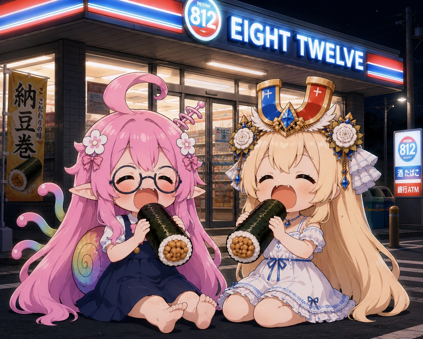 小腹が空いたら納豆巻き | の人気AIイラスト・グラビア
