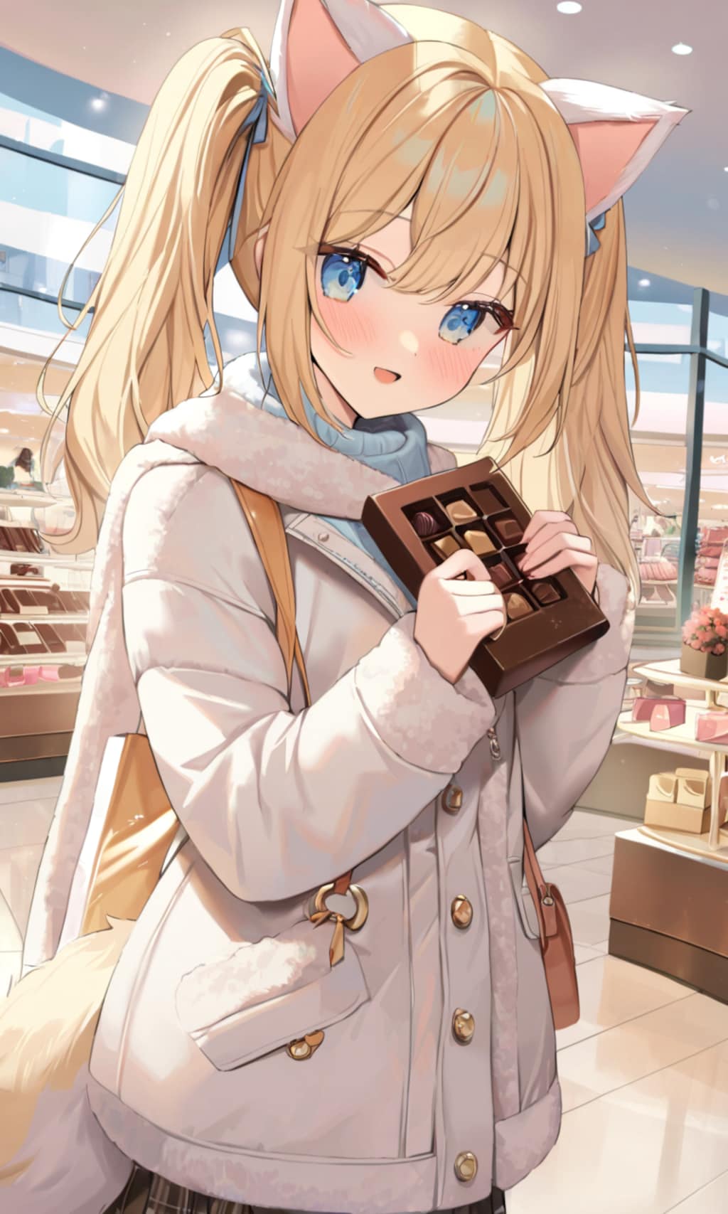 こるり「義理チョコあつめー」まや「いらんな」