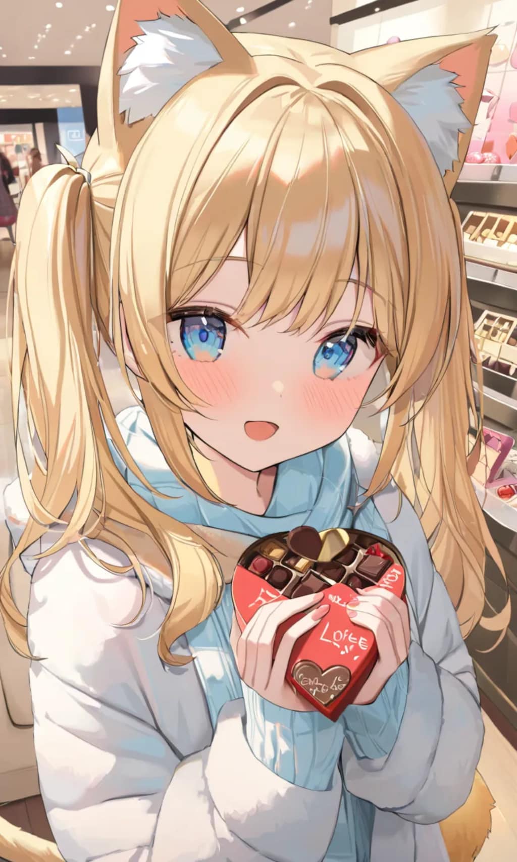 こるり「義理チョコあつめー」まや「いらんな」