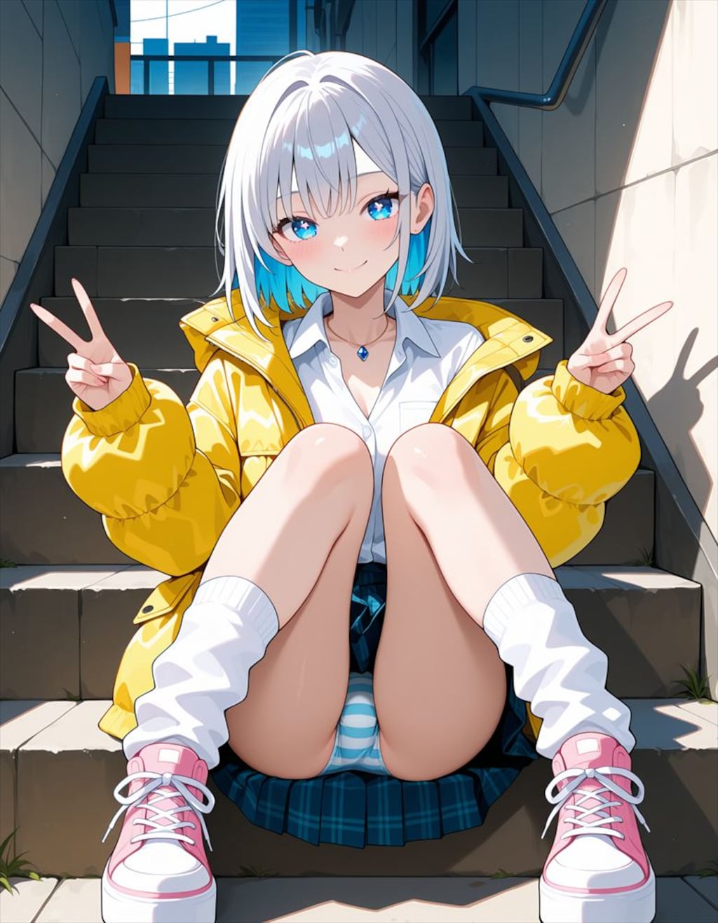 川相絵那の私服