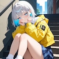 川相絵那の私服 2枚目