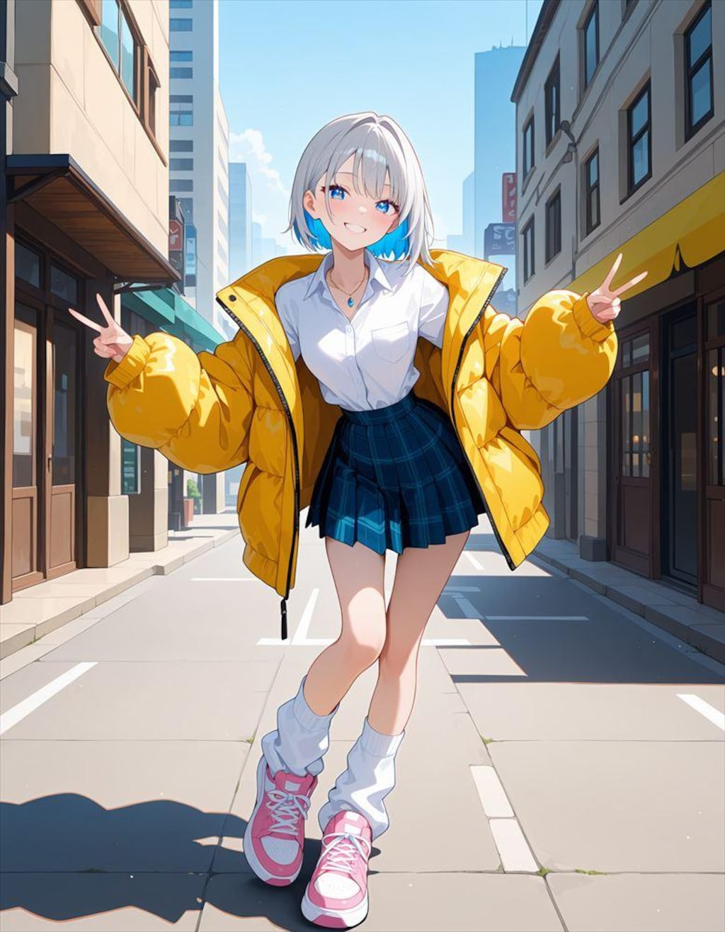 川相絵那の私服