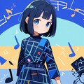 青の少女 4枚目