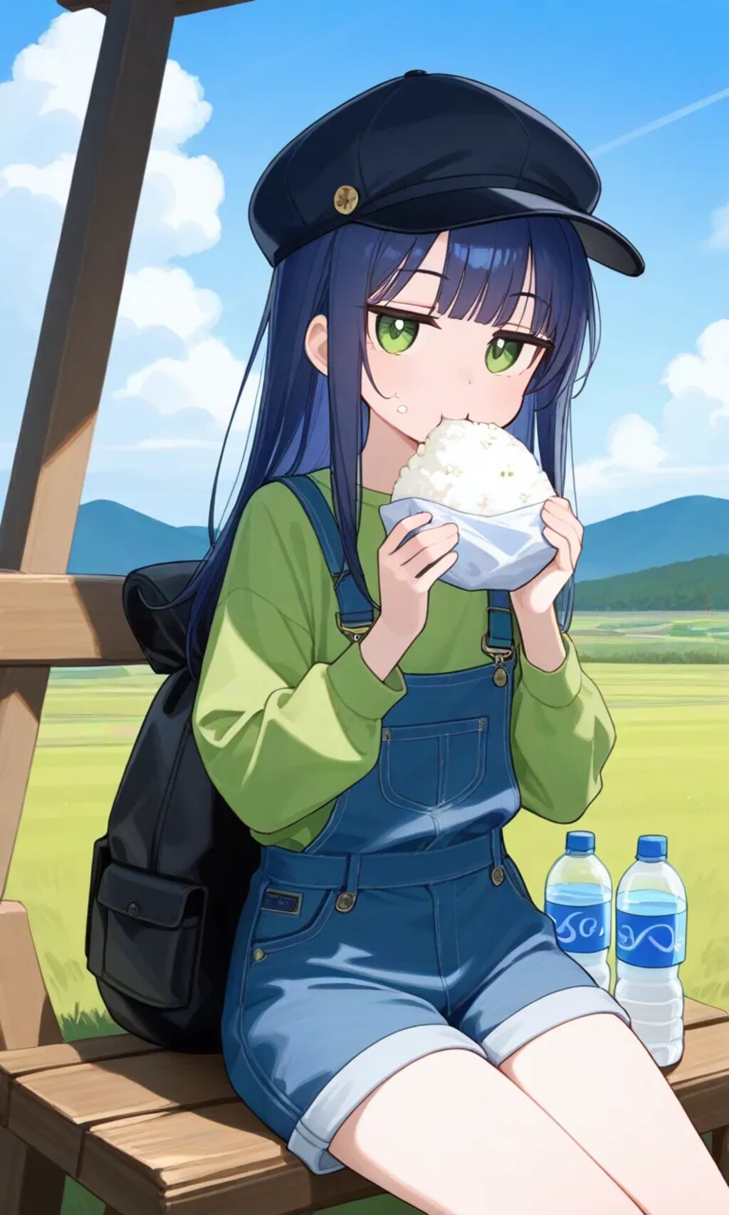 「もぐもぐ・・・海苔くらいほしかったな～」