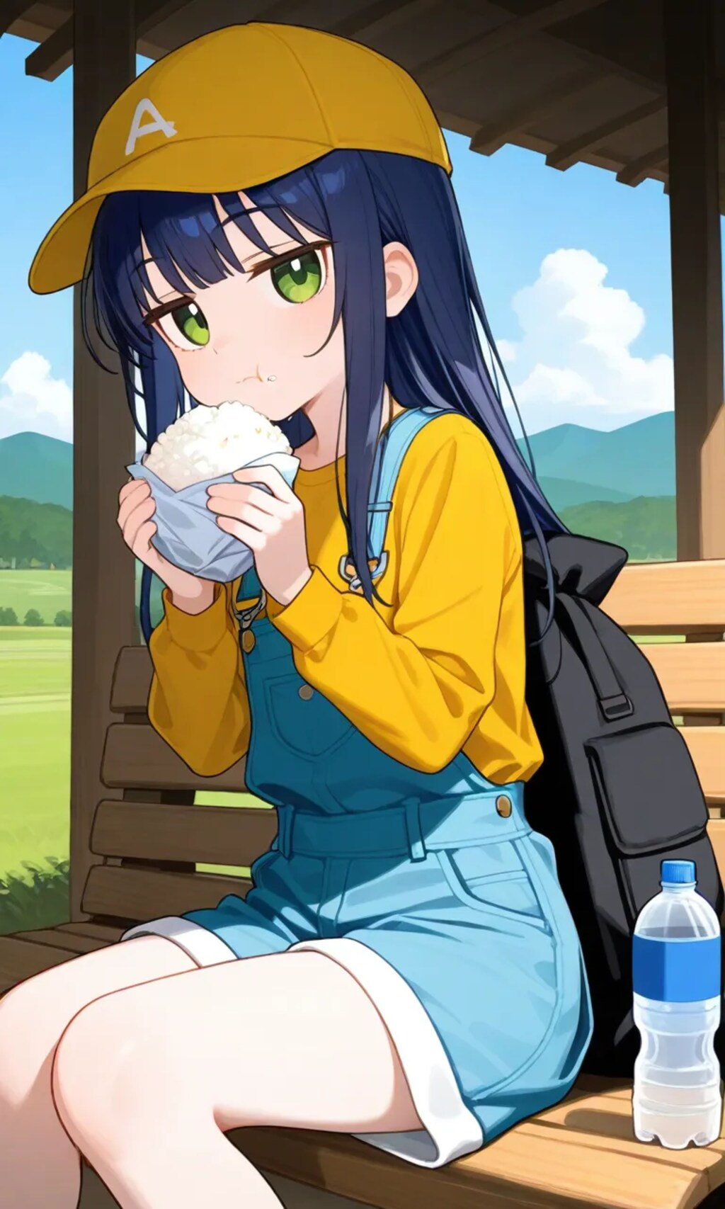 「もぐもぐ・・・海苔くらいほしかったな～」