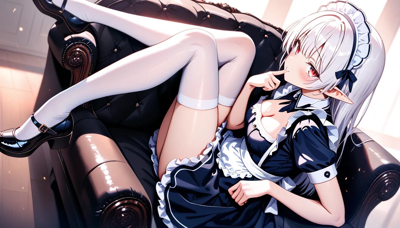 年始の挨拶（おねだり）『ご主人様、お餅よりも柔らかなメイドは……お召し上がりになりますか？』ネージュ