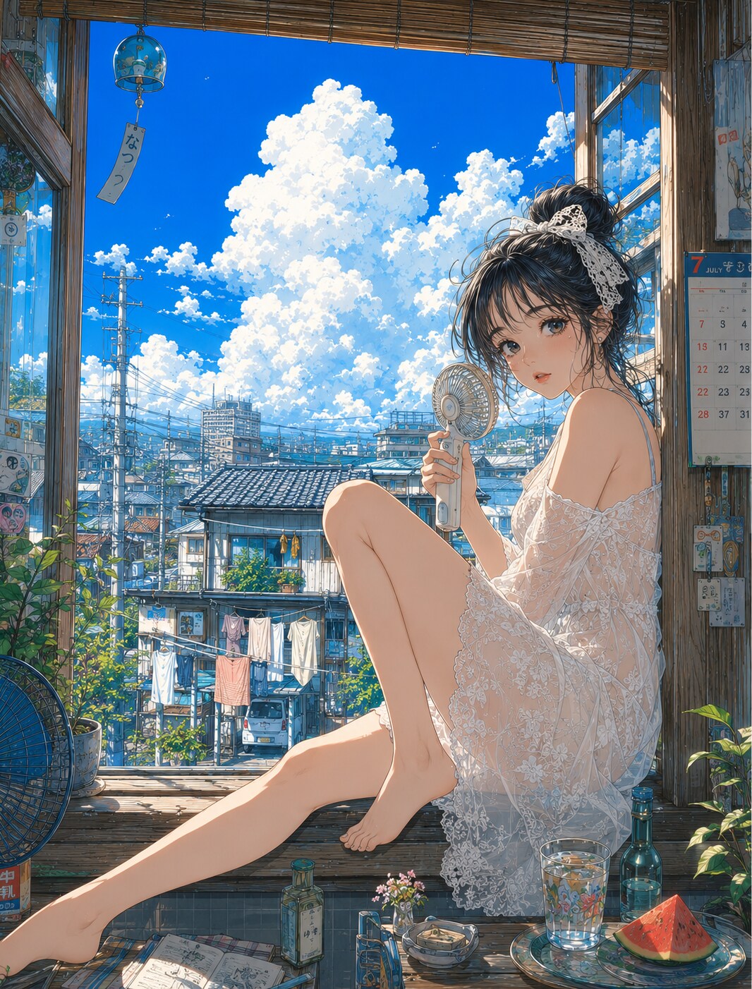 夏の午後 | の人気AIイラスト・グラビア