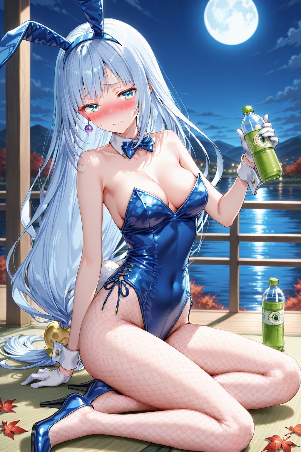 バニーガール衣装のつむつむ