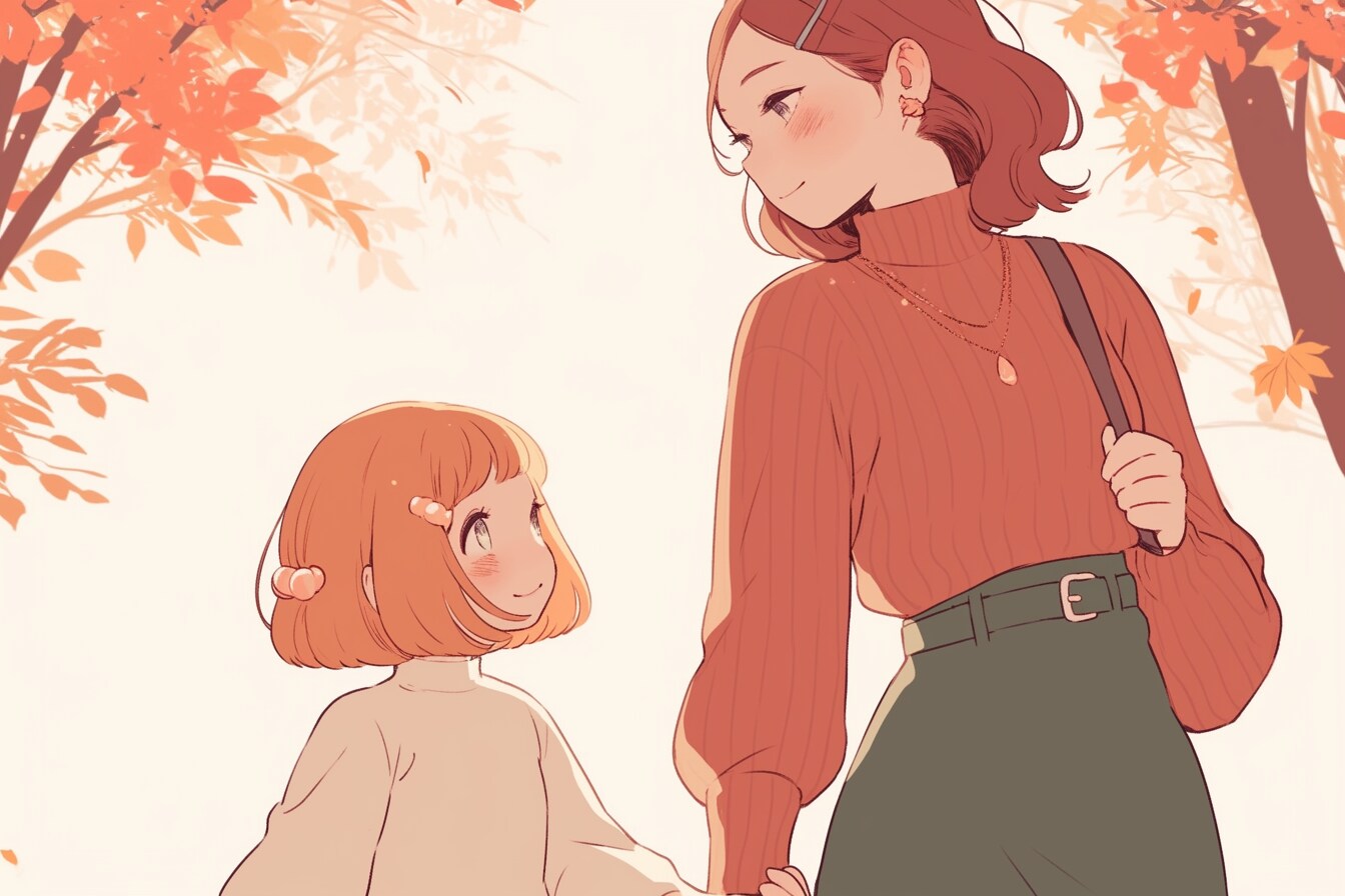母と娘439 | の人気AIイラスト・グラビア
