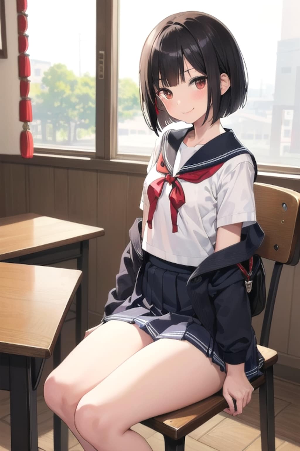 セーラー服の少女