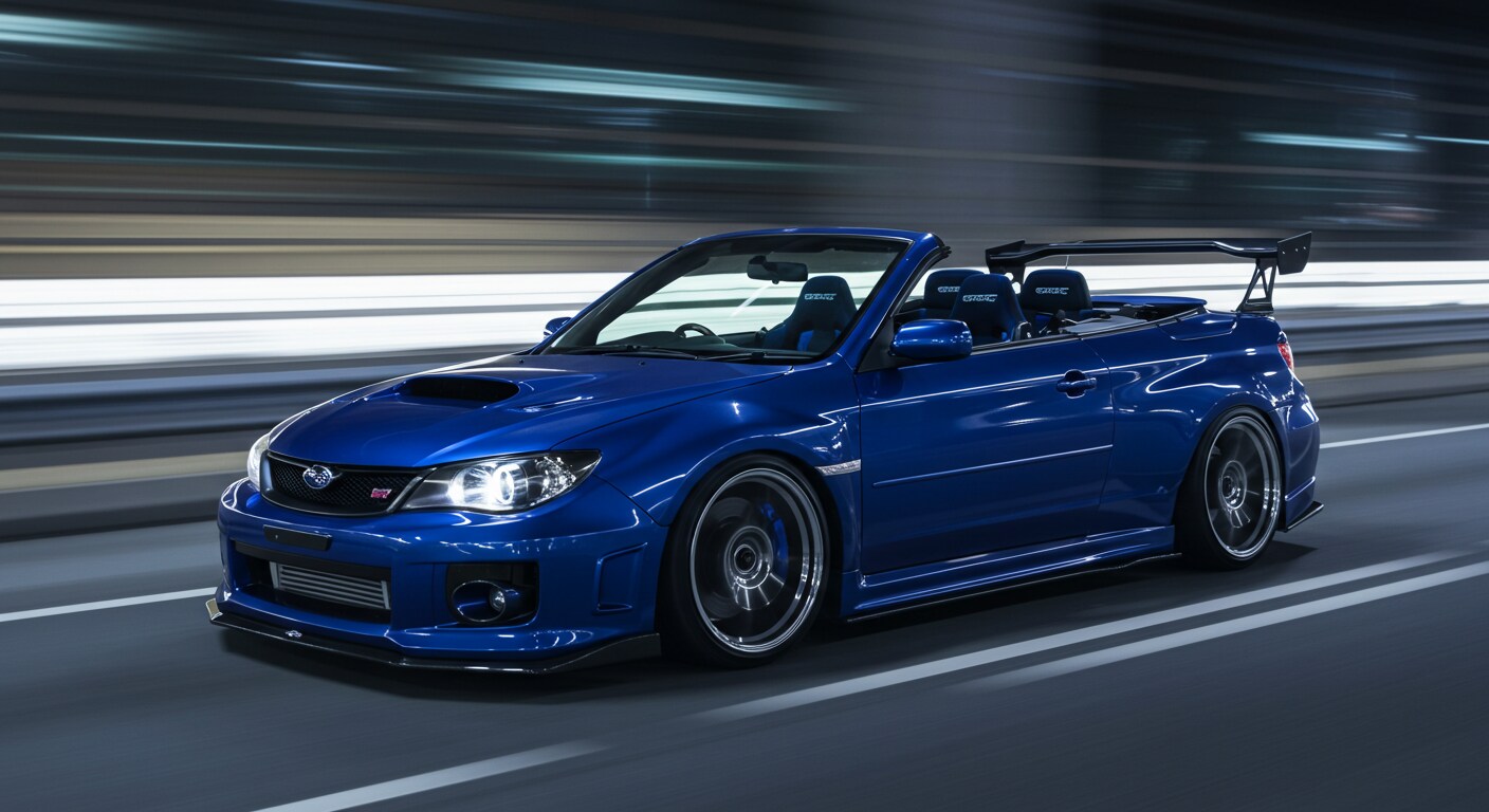 WRXオープンカーのドリ車　　リメイク版