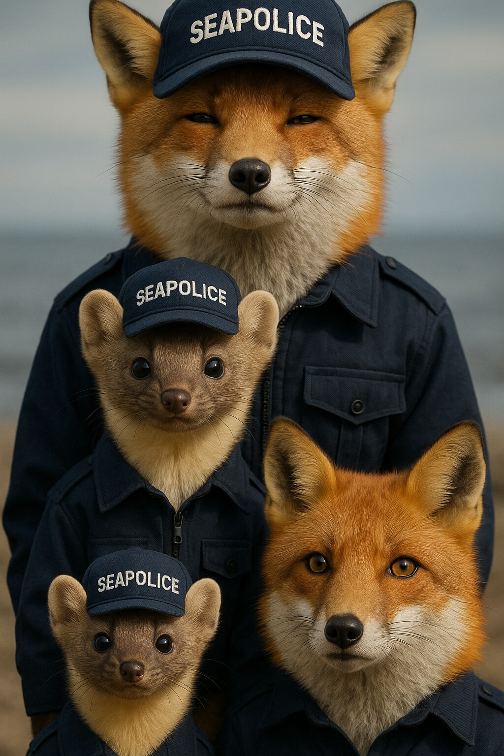 ダジャレ・何かわかるかなーっ(きつねとテン) | の人気AIイラスト・グラビア