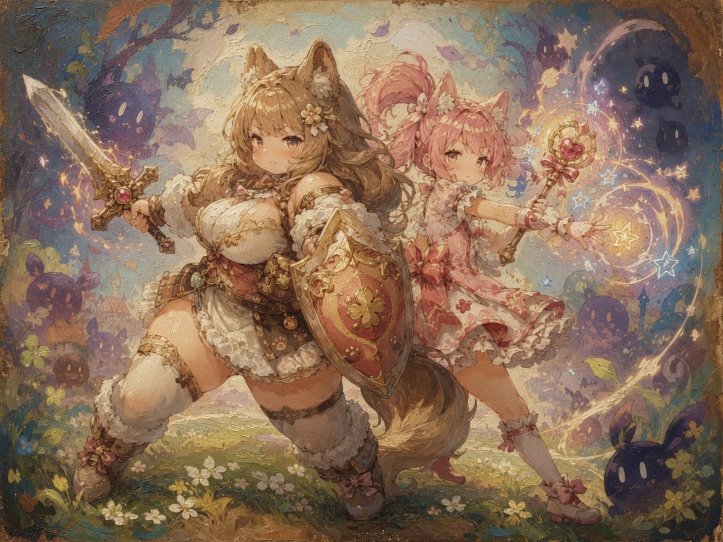 いつの間にか2人組になってる魔法少女ちゃん