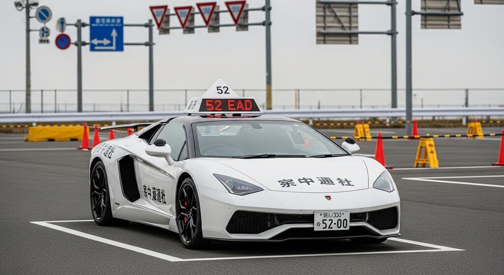 アヴェンタドール教習車