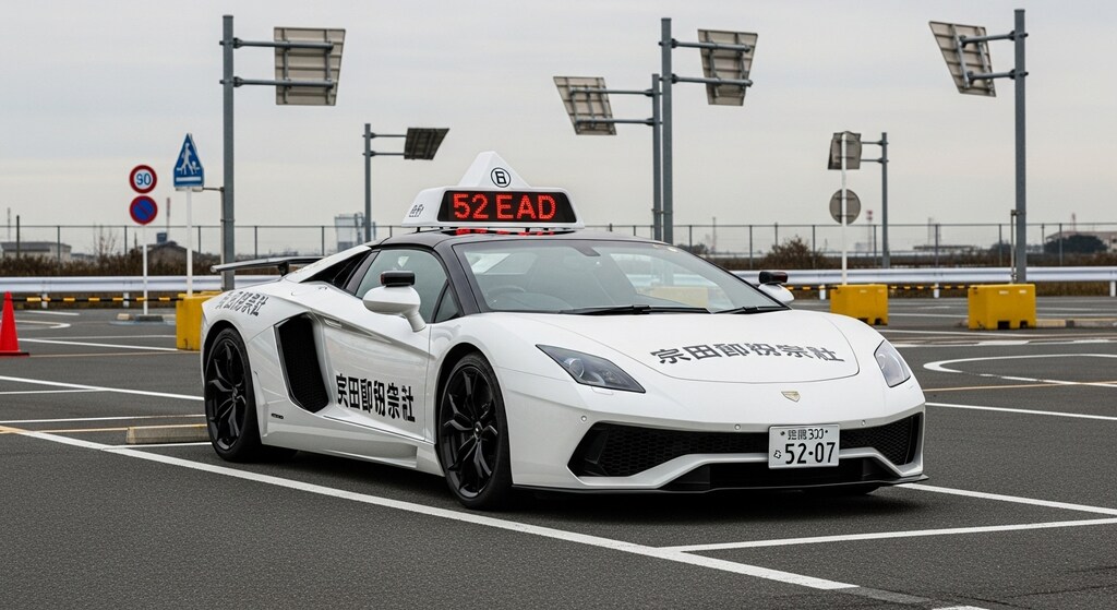 アヴェンタドール教習車