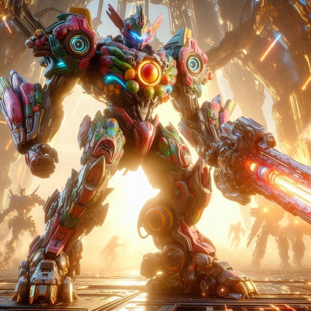 ダリで巨大ロボ