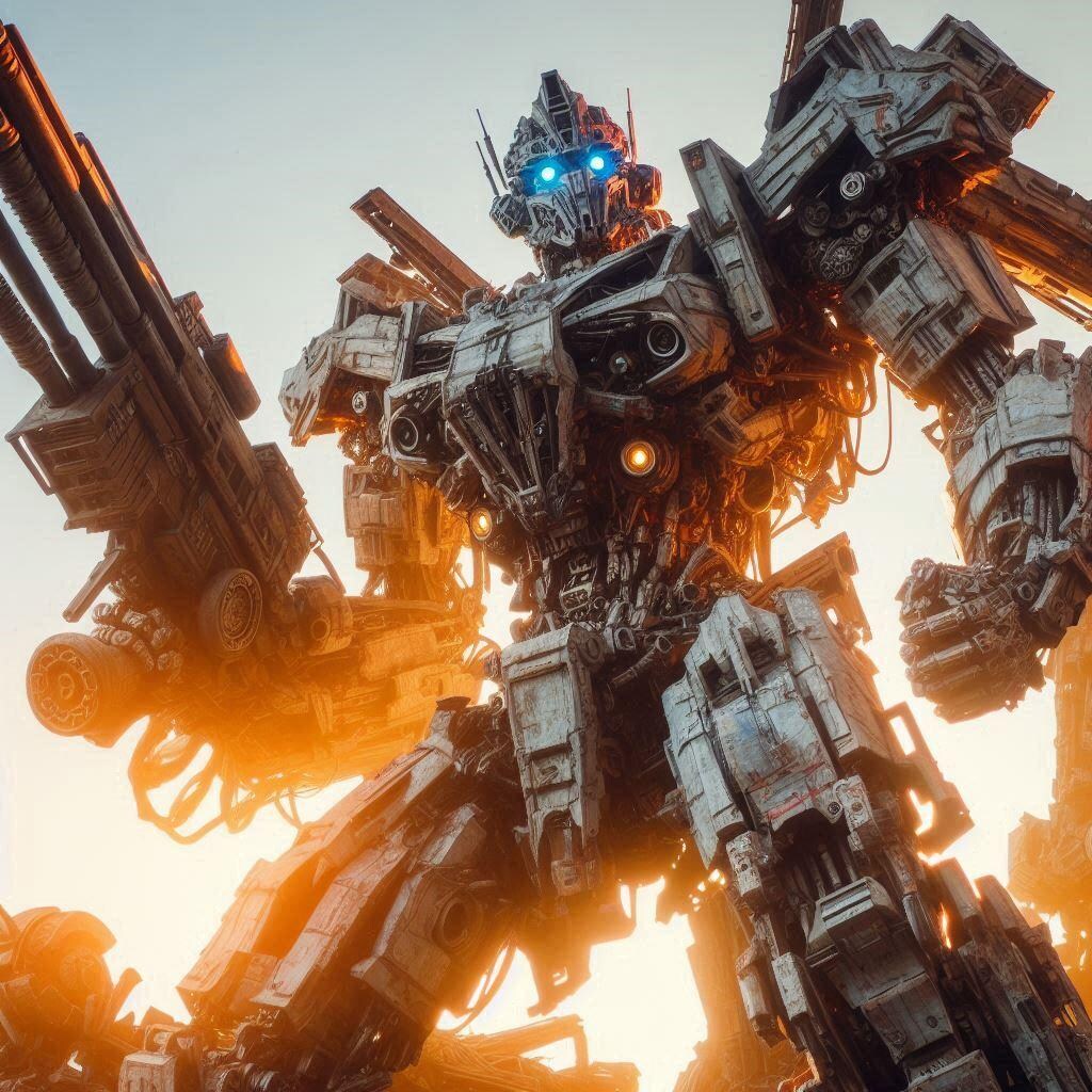 ダリで巨大ロボ