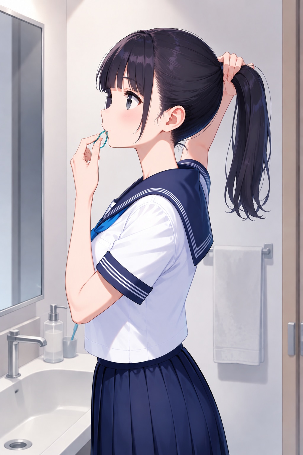 髪を結う