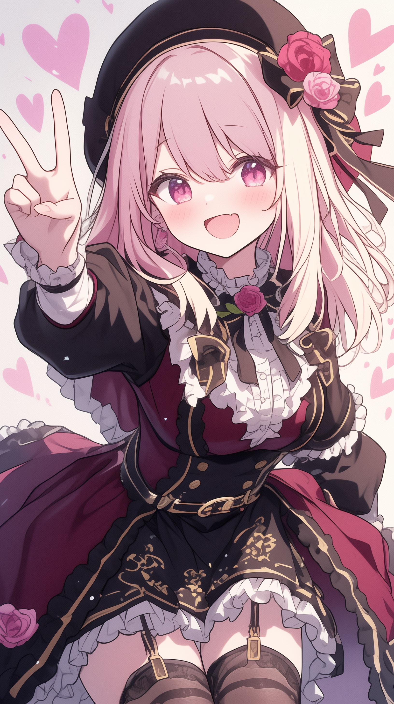 元気にピースガール | の人気AIイラスト・グラビア