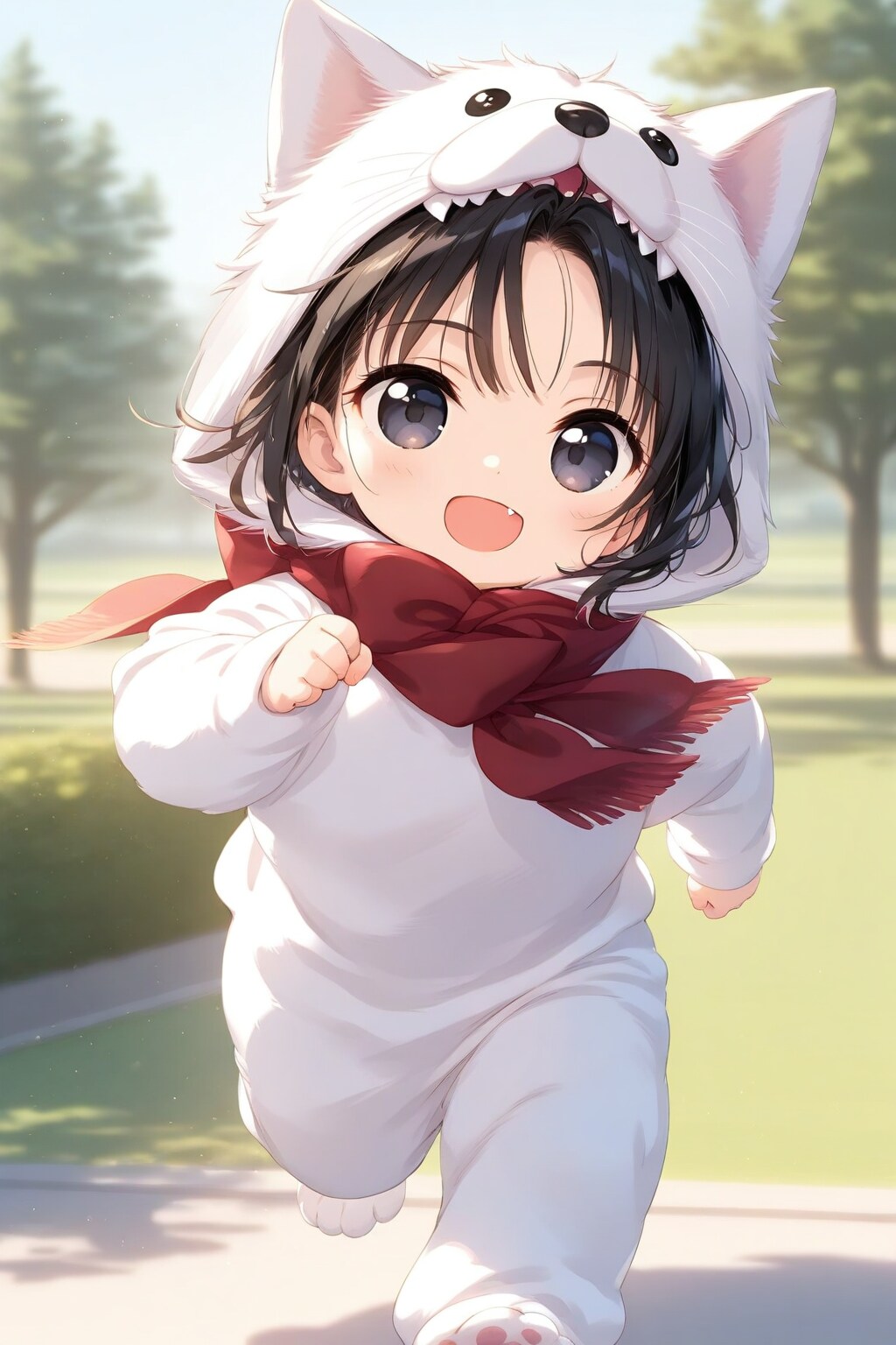 全力疾走うちのワンコ