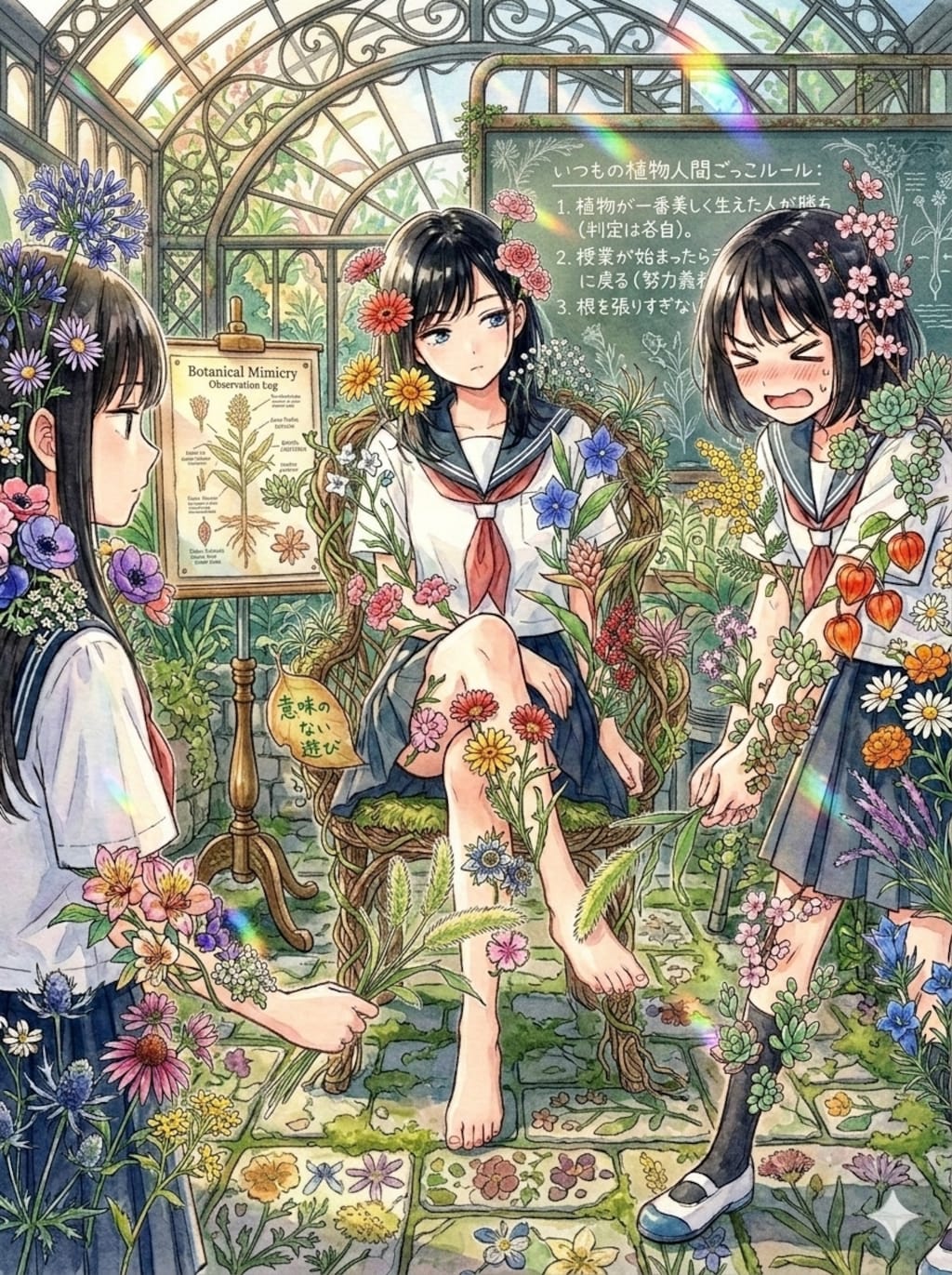 植物が一番美しく生えた人が勝ち